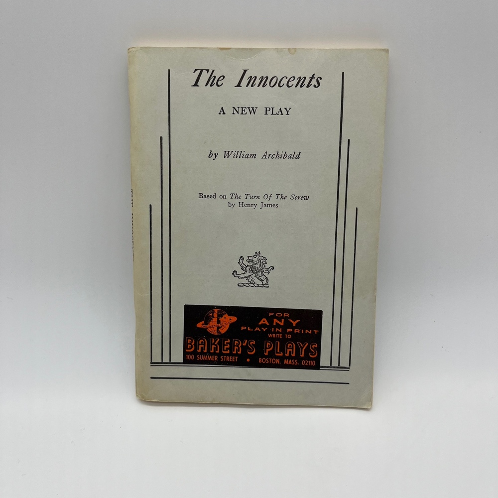 The Innocents Play by William Archibald Turn of the Screw Henry James